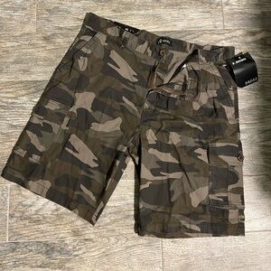 R. Society men’s cargo camouflage shorts